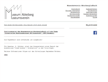 Tablet Screenshot of museumsverein-moenchengladbach.de